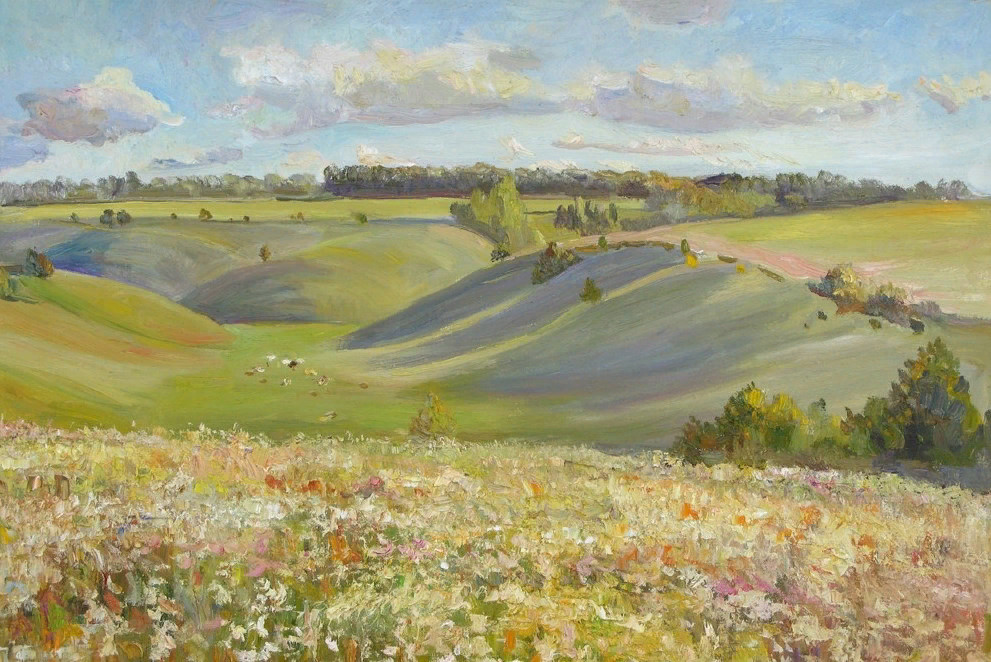 Все мне мерещится поле с гречихой